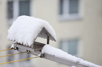 abitazione innevata